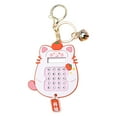thumbnail image 2 of Tnobhg Calculator Keychain Cartoon Cat Shape Mini Portable Calculator Entertainment Maze Design Keychain for Daily Use, 2 of 8