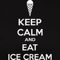thumbnail image 3 of CafePress - Keep Calm And Eat Ice Cream Women's Dark T Shirt - Women's Traditional Fit Dark T-Shirt, 3 of 4