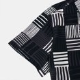 thumbnail image 6 of WREESH Mens Hawaiian Shirt for Men Unisex Summer Beach Casual Short Sleeve Button Down Shirts With Pocket Graphic Printed Clothing Black, 6 of 9