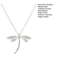 thumbnail image 7 of solautey Dragonfly Pendant Necklace Women Silver Insect Choker Valentine's Day Jewelry Gift for Daily Wear Parties Accessory, 7 of 7