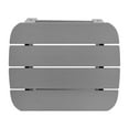 thumbnail image 6 of Emma + Oliver Indoor/Outdoor Polyresin Adirondack Side Table for Porch, Patio, or Sunroom in Gray, 6 of 9