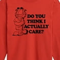 thumbnail image 3 of Garfield - Do You Think I Actually Care - Toddler & Youth Long Sleeve Graphic T-Shirt, 3 of 5