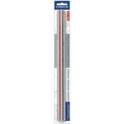 Staedtler Prof-quality Architect Triangular Scale - 12" Length - Aluminum - 1 Each - Silver | Bundle of 10 Each