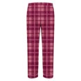 thumbnail image 3 of ALLLIST Pajamas Men Set Collared Sleepwear Purple Plaid Long Sleeve Tops & Bottom Button Down Pajamas Men S-3XL, 3 of 6