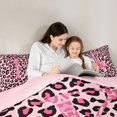 thumbnail image 4 of Homewish Fashion Leopard Print K 7-Piece Bedding Set, Princess Bowknot Comforter Sets, 4 of 7