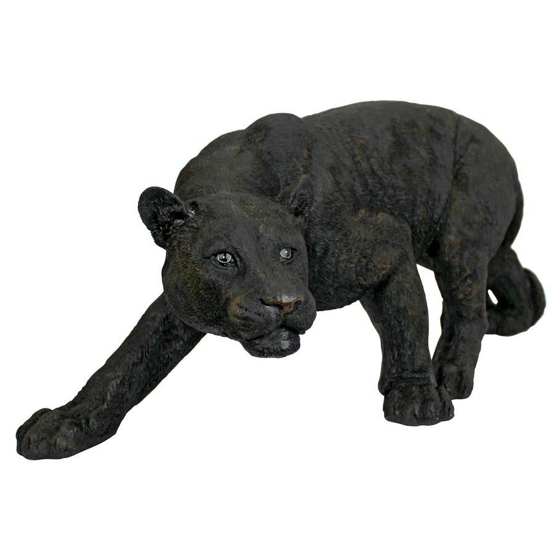 Design Toscano Shadowed Predator Black Panther Statue: Small
