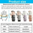 thumbnail image 4 of VONKY Winter Gloves For Men Sensitive Touchscreen Functionality For No-slip blue/white-Men, 4 of 6