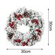 thumbnail image 5 of Christmas Wreath Artificial Pinecone Garland Decoration Hanging Tree Ornament, 5 of 6
