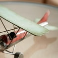 thumbnail image 5 of 14" x 6" Gray Metal Airplane Sculpture, by DecMode, 5 of 11