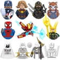 thumbnail image 2 of Disney Superhero Series Building Blocks Iron Man Spiderman She-Hulk Thor Hawkeye Venom Thanos Vision Falcon Figures Bricks Gifts Gao Jinjia LED, 2 of 2