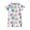 9Green, variant on Djtdsds Kids Girls UPF 50 Sun Protection Short Sleeve One Piece Swimsuit Tropical Fruit Floral Print Bathing Suit for Beach Pool Summer Activities Size:2-3 Years