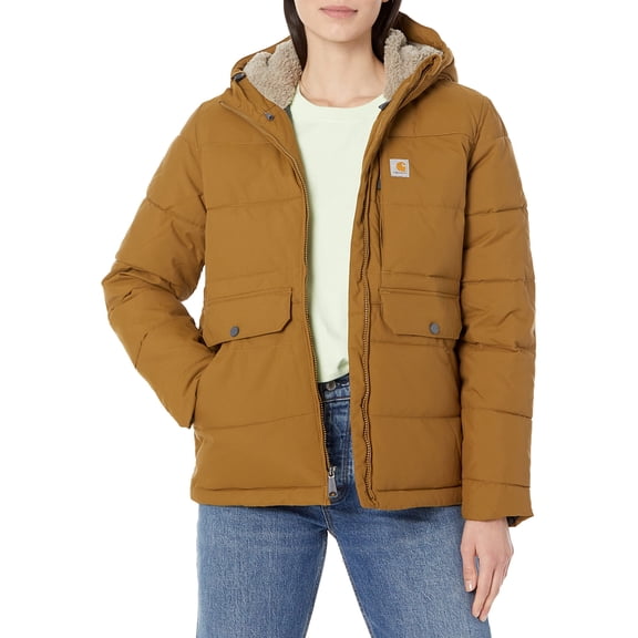 Carhartt Women's Montana Relaxed Fit Insulated Jacket, Oak Brown, X-Large