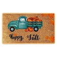 thumbnail image 1 of Fall Welcome Doormat Pumpkin Doormat Natural Coconut Coir Mat Non Slip Front Door Rug For Holiday Decoration Entrance Porch Outdoor, 1 of 9