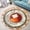 Tea Tea Cup, variant on Round Area Rug, Sun45 Non-Slip Floor Mat, Soft Washable Carpet for Living Room Bedroom Decor 24 Inch