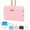 Pink, variant on WZXPWT Rotatable Socket Converter, Multi-Function Wall Outlet Extender, 3-Way Plug Adapter with Safe Copper Terminals, Space-Saving Power Strip for Home & Travel