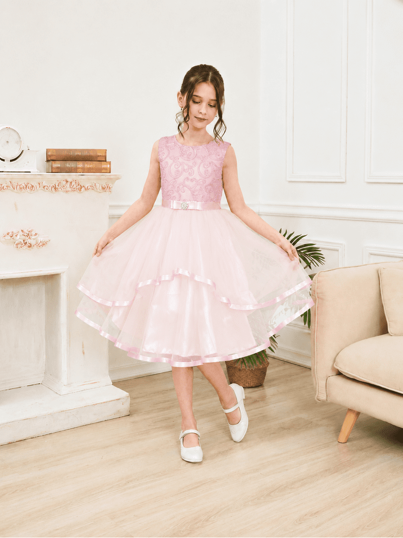 pink chanel dress Pearl-trimmed Pink tweed dress