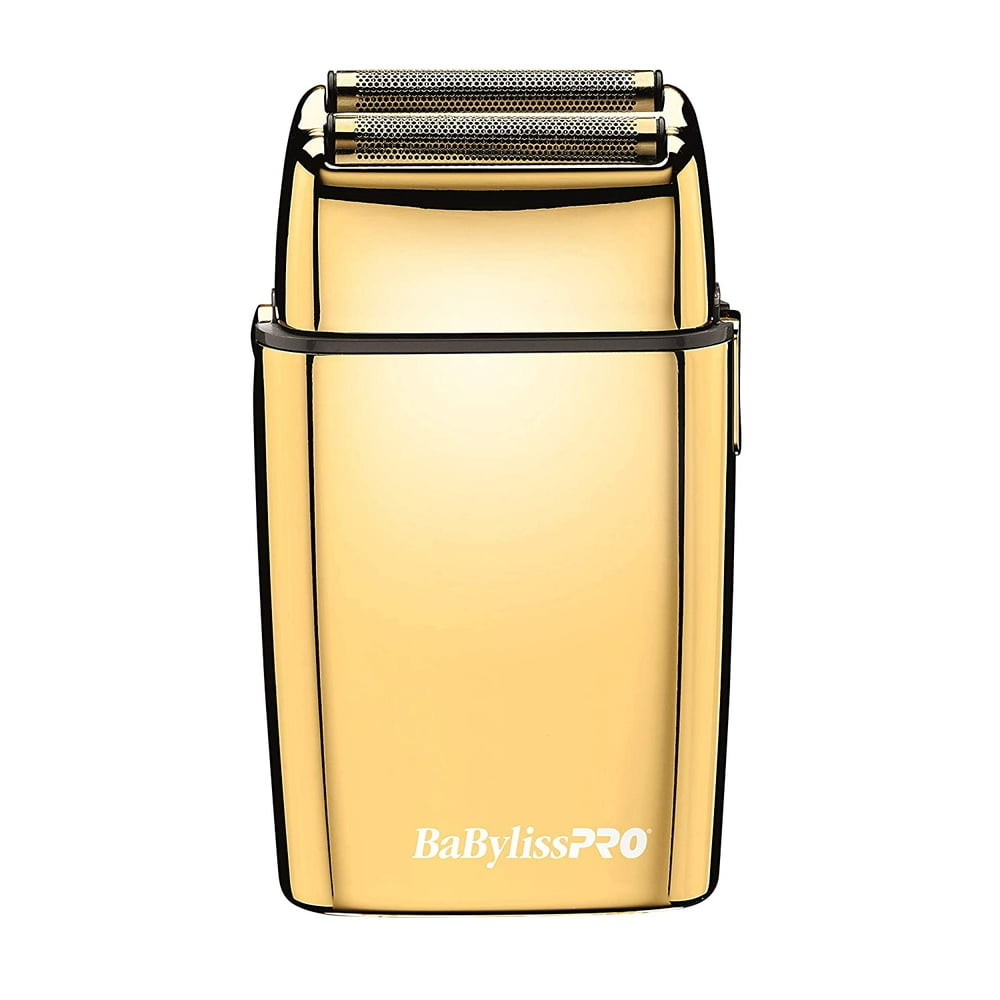 Babyliss Mens Cordless Double Foil Shaver with HYPOALLERGENIC Gold Foil