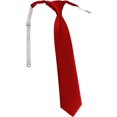 thumbnail image 1 of (Rojo) Corbata lisa para niño - Preanudada con elástico., 1 of 3