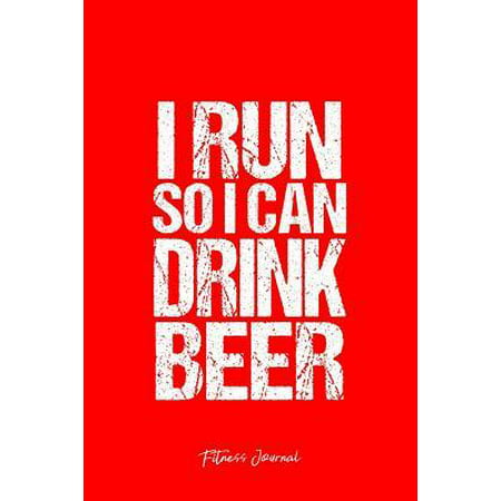 Fitness Journal: Dot Grid Gift Idea - Funny Running Workout Marathon Runner Shirt Fitness Journal - Red Dotted Diary, Planner, Gratitud