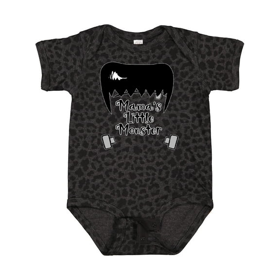Inktastic Halloween Mama's Little Monster Frankenstein Boys or Girls Baby Bodysuit