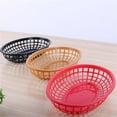 thumbnail image 6 of ZMKIAG Fast Food Baskets, 9.5 Inches Round Plastic Bread Fry Baskets, Serving Tray for Fast Food Restaurant, Deli Serving, Barbecues, Picnics, Parties, Hot Dogs, Chicken, Burgers, 6 of 6