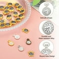 thumbnail image 3 of Uxcell 20 Pcs Alloy Watch Clock Charm Pendant, Dark Silver, 0.67 x 0.5 Inch, 3 of 3