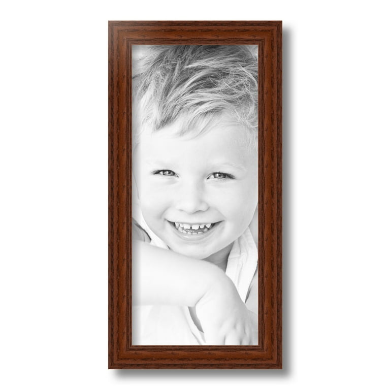 ArtToFrames 16 x 20 Walnut Picture Frame, 16x20 inch Brown Wood Poster  Frame (WOM-4096) 