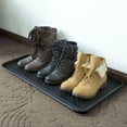 thumbnail image 6 of Stalwart All-Weather Indoor/Outdoor Large Boot Tray with Edge (Black), 6 of 6