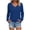 Blue, variant on Womens Base Layer Tops Long Sleeve V Neck Casual Fall T Shirts Lightweight Loose Fit Solid Color Comfy Tee Shirt Pink L