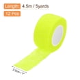 thumbnail image 2 of 12 Paquete Venda Cohesiva Elástica 1 Pulgada x 5 Yardas Cinta Atlética Autoadhesiva Transpirable Amarillo Fluorescente, 2 of 5