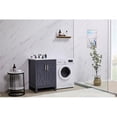 thumbnail image 4 of Stufurhome Hathaway 24 in. x 34 in. Grey Engineered Wood Laundry Sink, 4 of 11