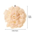 thumbnail image 3 of Gnmfd Bath Flower Soft Sponge 5.9"x5.9" Exfoliating Shower Loofah for Spa Bath, Gentle Plentiful Lather Body Scrubber for Sensitive Skin, Non-Scattering Bath Sponge for Bathroom Christmas Gift, 3 of 9