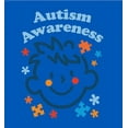 thumbnail image 2 of Playful Puzzle Pieces Autism Awareness Adult Blue Long Sleeve Hoodie-Medium, 2 of 3