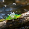 thumbnail image 3 of MInHoues Topwater Rotating Cicada Fishing Lure, 2.95" Hard Plastic Artificial Bait with Rotating Wings and Treble Hooks, Lifelike Surface Swimbait for Bass and Trout, Freshwater Saltwater Gear, 3 of 5