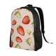 thumbnail image 2 of Fotbe Strawberries Mochila de Viaje para Laptop, Mochila Ejecutiva Delgada y Resistente 15.6", 2 of 8