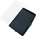 thumbnail image 3 of LOVEVER 18 x 13” Kitchen Drain Board  Large Plastic Draining Tray with Side Drop Slope Diversion  Side Dish Drying Tray  Dish Drainer Drip Rack Tray with Non-Slip Base, 3 of 6