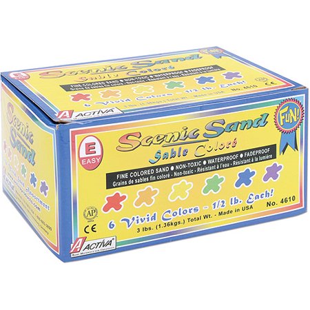 Activa Vivid Scenic Sand, 0.5/lbs, 6/pkg