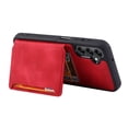 thumbnail image 3 of 1 pieza de color rojo adecuado para Samsung A14 5G Funda de cuero Funda de inserción Samsung A14 5G Funda para tarjeta A14 5G Funda protectora para teléfono oso de fresa Electrónica, 3 of 5
