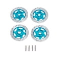 thumbnail image 1 of Disco de freno RC Cars Rueda de metal RIM HEX HUX Adaptador Control remoto Modelo Carrera de automóviles en piezas de carretera para controlador de velocidad Paquete azul cielo de 4 Scienceny FN001646-03, 1 of 6