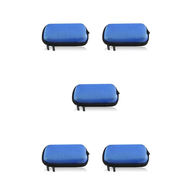 Bewildely Bolsas de almacenamiento rectangulares para auriculares compatibles con Bluetooth para teléfono móvil Bolsa con cremallera para Type1 NO1