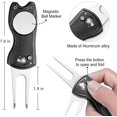 thumbnail image 3 of Juego de herramientas de limpieza, toalla, cepillo para palos de golf, afilador de ranuras y herramienta de reparación con bolsa de golf, kit esencial de herramientas de golf para hombres (negro) ER, 3 of 5