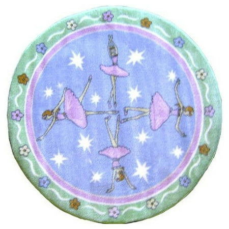 Fun Rugs Fun Shape High Pile Ballerinas Area Rug