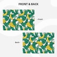 thumbnail image 3 of Placemats Set Of 4 / 6, Cute Banana Pine Green Leaves Placemats For Dining Table Indoor/Outdoors Heat Resistant Washable Placemats 18" X 12", 3 of 8
