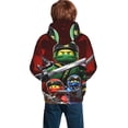 thumbnail image 2 of Ninjago Youth Sweatshirt Hoodies Fashion Teen Hooded Hoody Pullover Clothes With Pocket For Boys Girls Clothing, 2 of 8