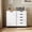 White, variant on GALAXHERO 5-Drawer Storage Cabinet, Mobile Printer Stand Filing Cabinet for Home Office Cabinet, Wood File Cabinet, Black