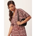 thumbnail image 5 of Moomaya Women's Printed Jumpsuit, V-Neck Sleeveless Wide Leg Loose Boho Style Jumpsuits, 5 of 9