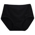 thumbnail image 5 of Sakmal Seamless Panties Briefs Cotton Plus Size Panties Black Comfort Underwear for Women 2XL, 5 of 5