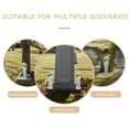 thumbnail image 2 of KAJNBN 2Pcs White Plastic Grave Flower Vase Memorial Flower Holder 9.8x4.1x4.1in, 2 of 8