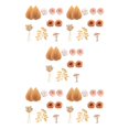 thumbnail image 3 of Monstrate Decoraciones para tartas bohemias llamativas, para cualquier ocasión, aplicaciones amplias, decoraciones de decoración, piezas Type2 NO2, 3 of 6