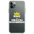 thumbnail image 1 of DistinctInk Clear Shockproof Hybrid Case for iPhone 11 Pro MAX (6.5" Screen) - TPU Bumper Acrylic Back Tempered Glass Screen Protector - King of Chemical Engineering, 1 of 1